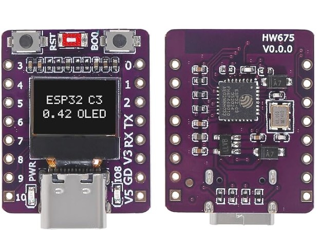 ESP32-C3 DISPLAY 0.42 pulg OLED Junta de Desarrollo Supermini WiFi BLE 